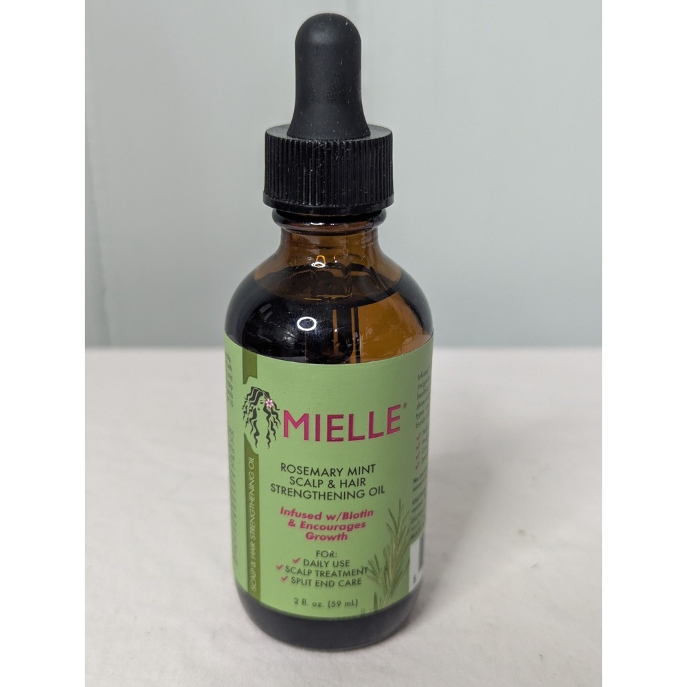 Mielle‎ Rosemary Mint Scalp Hair Strengthening Oil biotin Growth Split ends 2oz